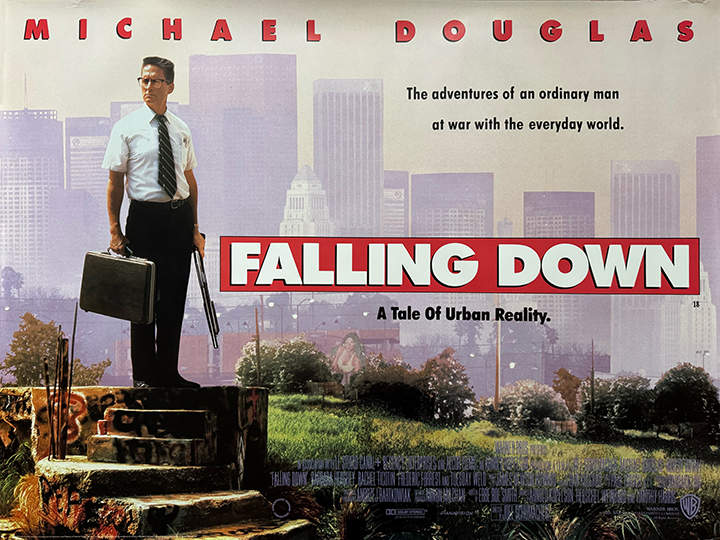 Falling Down - original movie quad poster