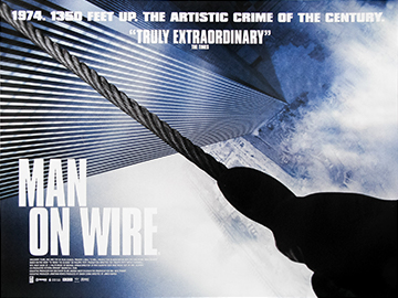 Man On Wire - original movie quad poster