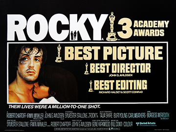 Rocky - original movie quad poster