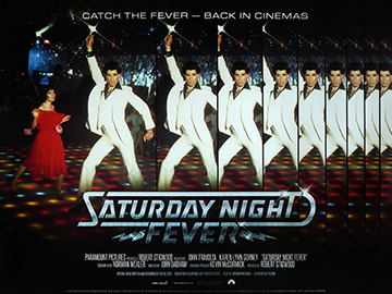Saturday Night Fever - original Park Circus movie quad poster