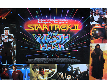 Star Trek II - The Wrath Of Khan - original movie quad poster