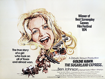 Sugarland Express - original movie quad poster