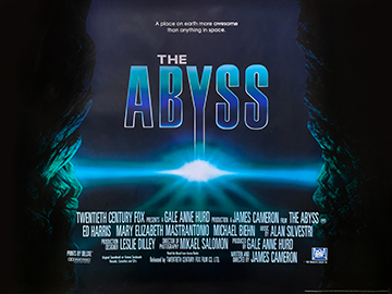 The Abyss - Movie quad poster