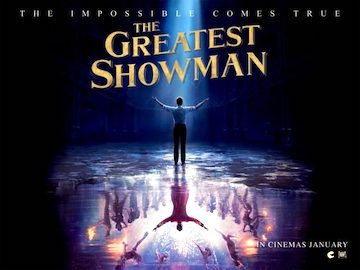 The Greatest Showman - original advance movie quad poster