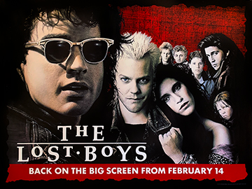 The Lost Boys - original 4k re-release movie quad poster