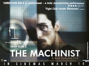 The Machinist - original movie quad poster