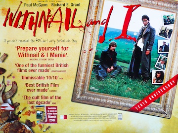 Withnail and I - original movie quad poster
