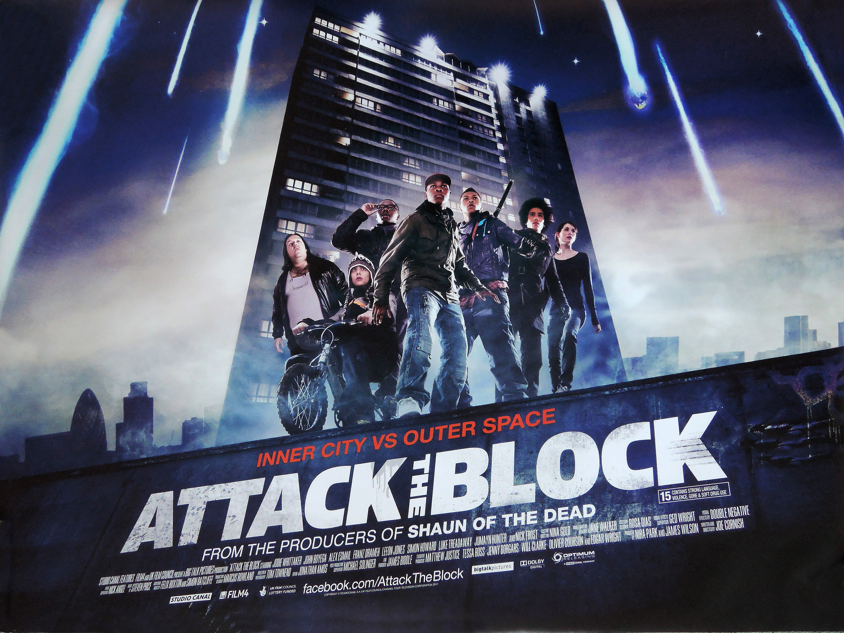 Attack The Block movie quad poster