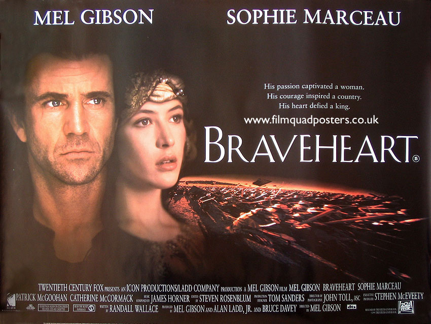 BRAVEHEART quad poster