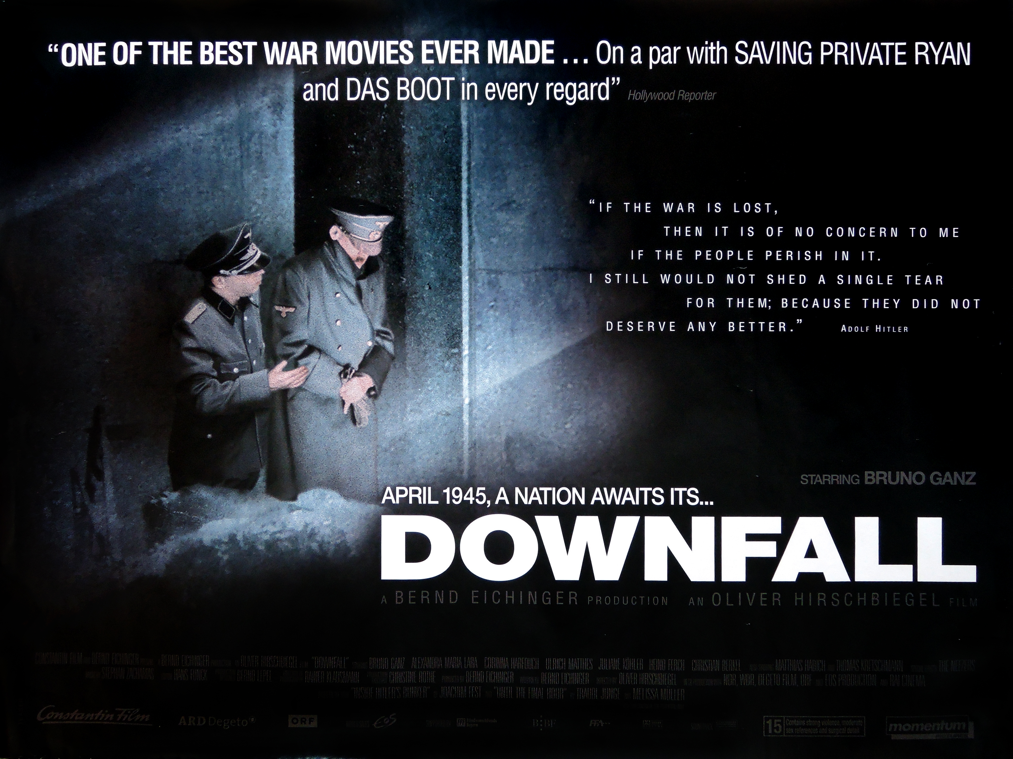 Downfall movie quad poster