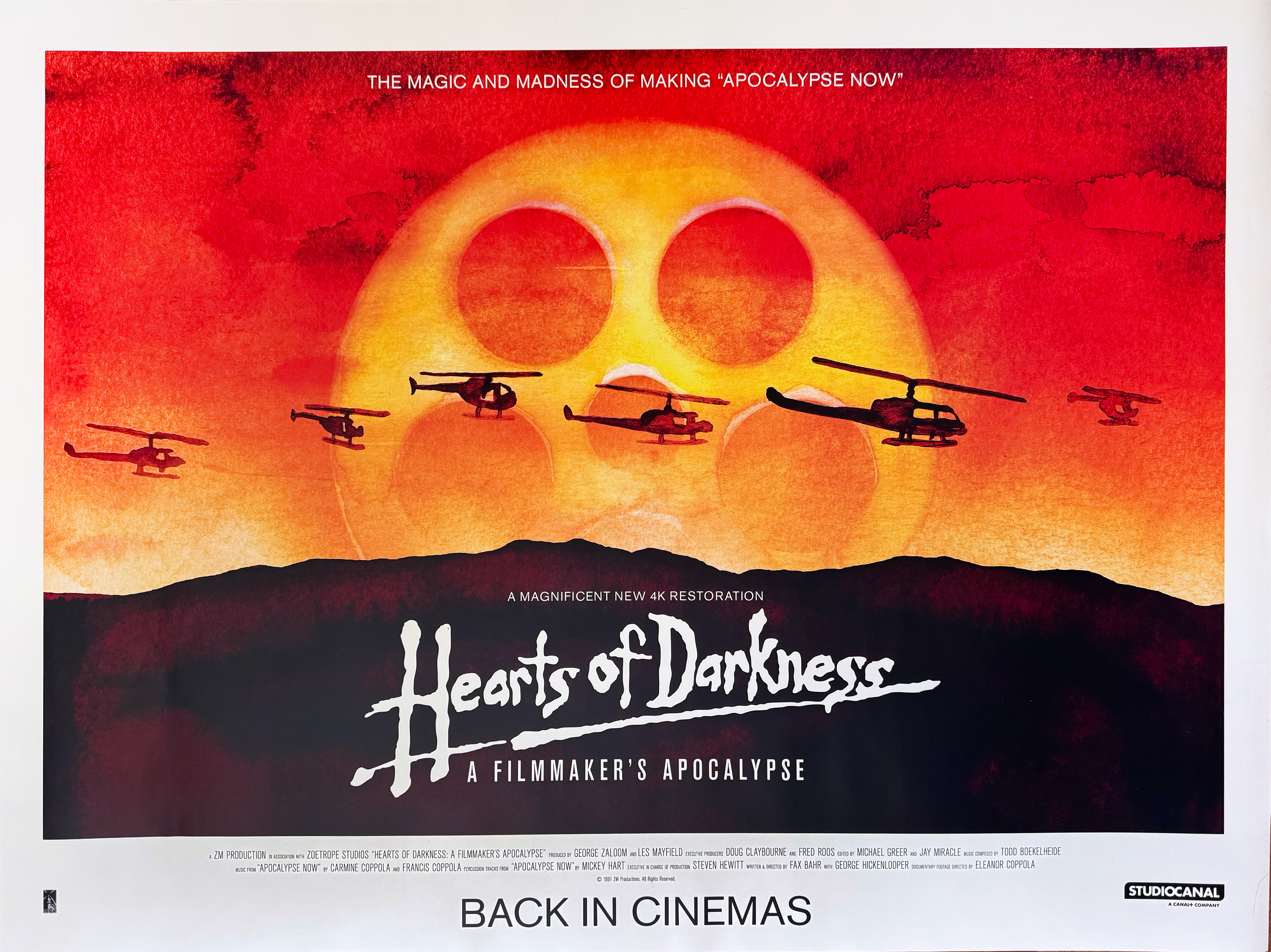 HEARTS OF DARKNESS: A Filmmaker's Apocalypse movie quad poster