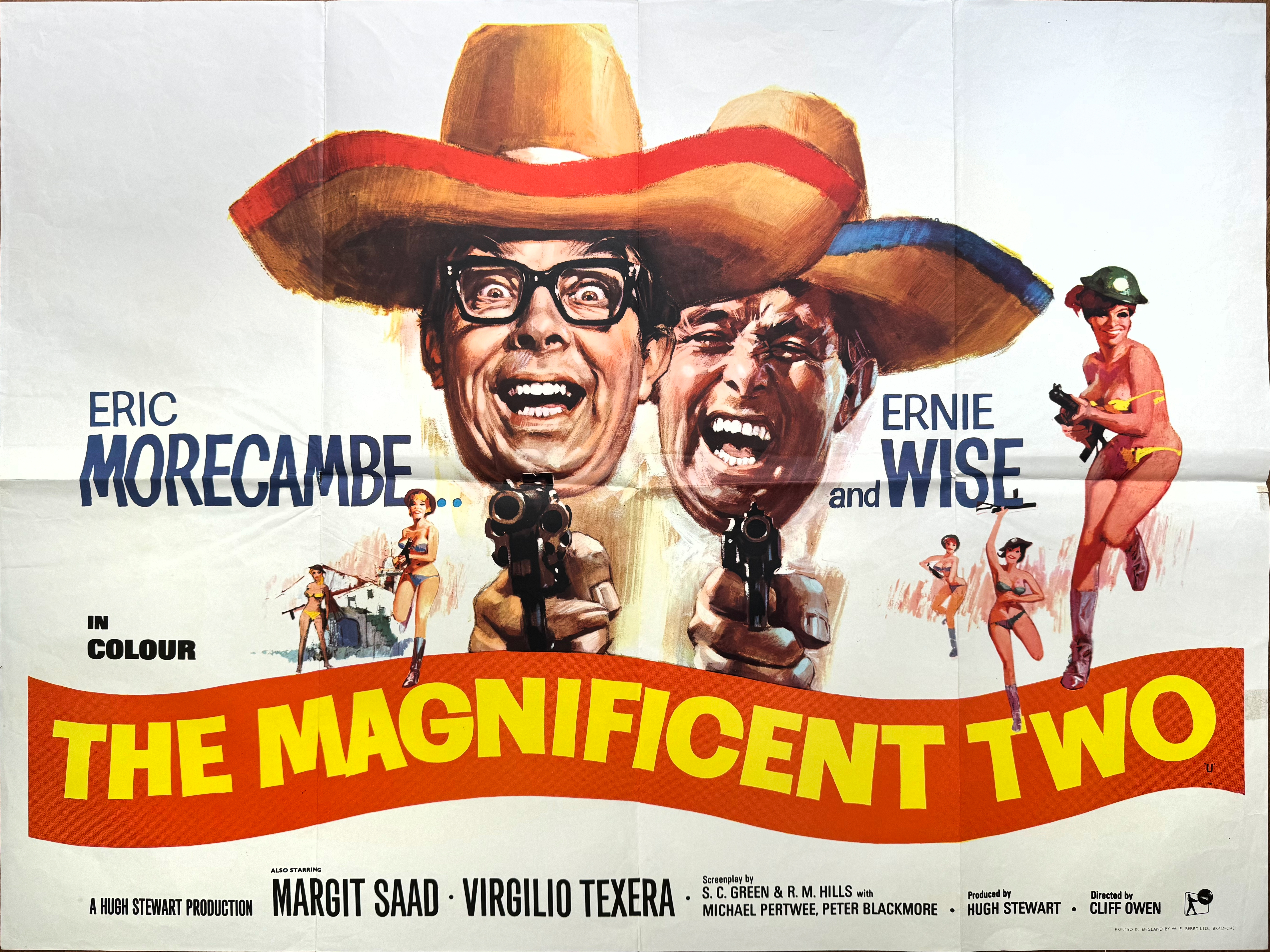 Morecambe and Wise in The Intelligence Men - original movie quad poster
