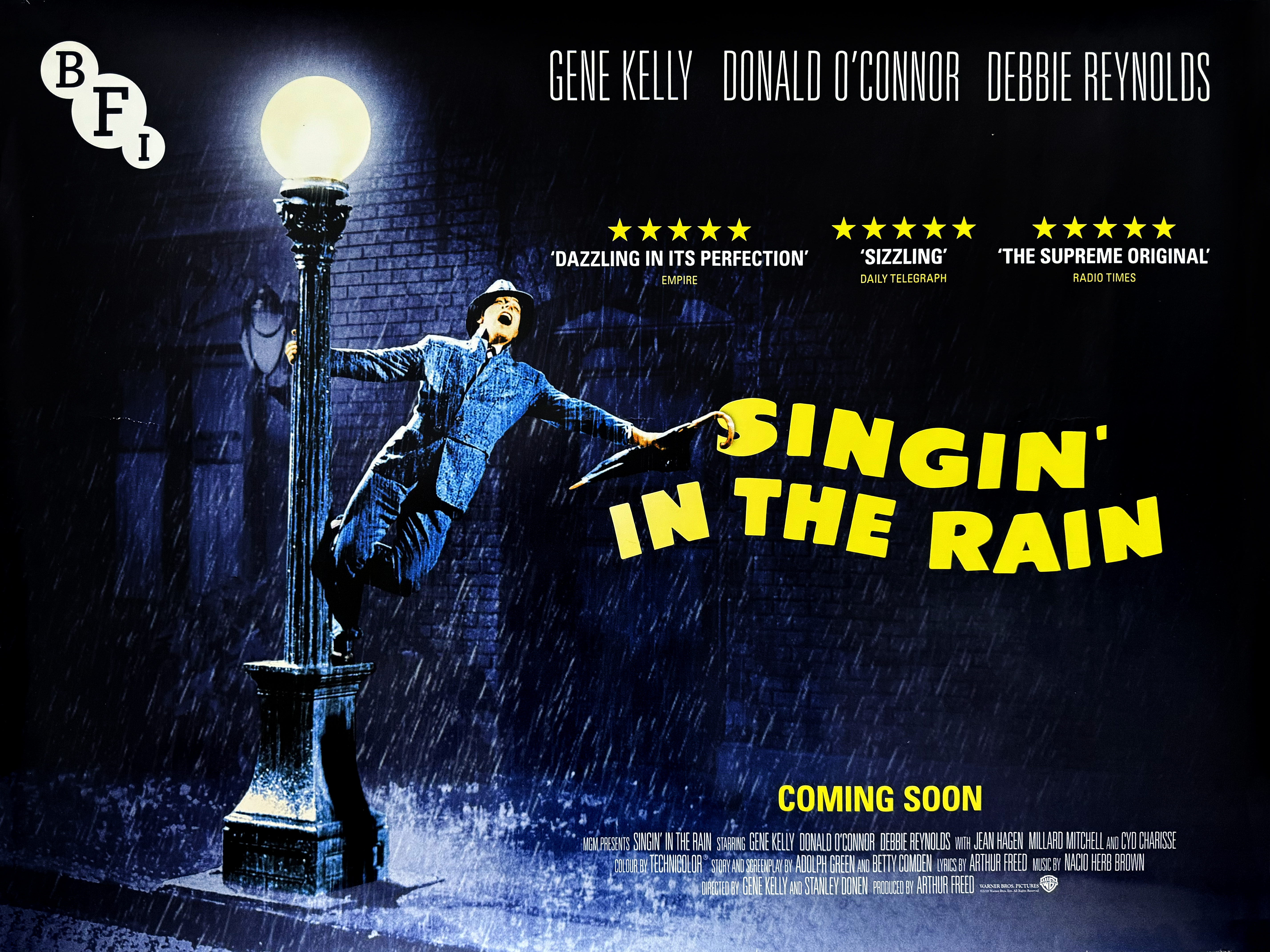 Singin' In The Rain quad poster