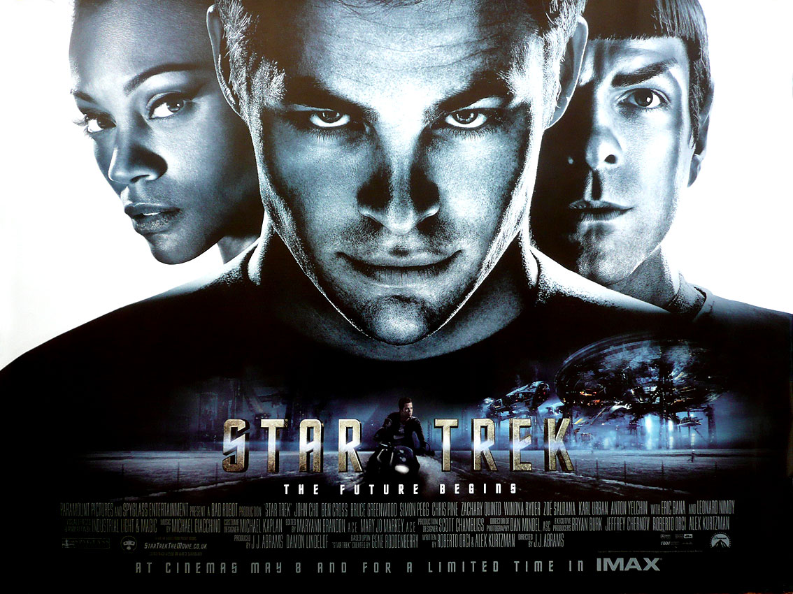 Star Trek 2009 movie quad poster