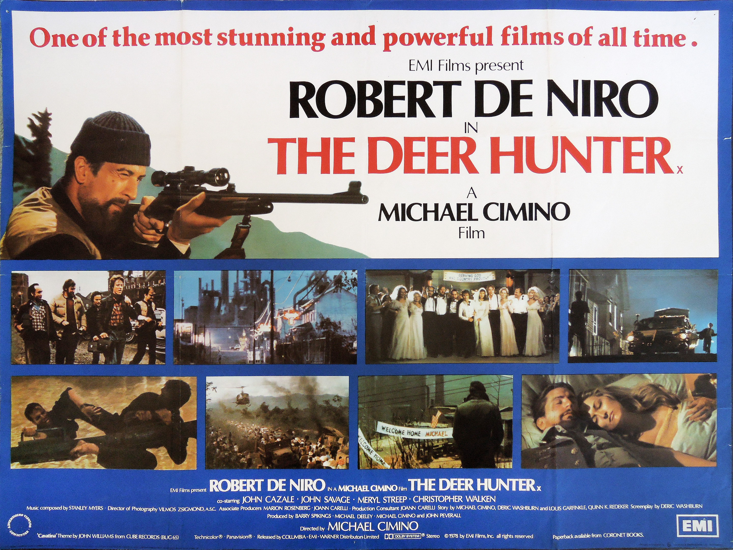 The Deer Hunter quad poster