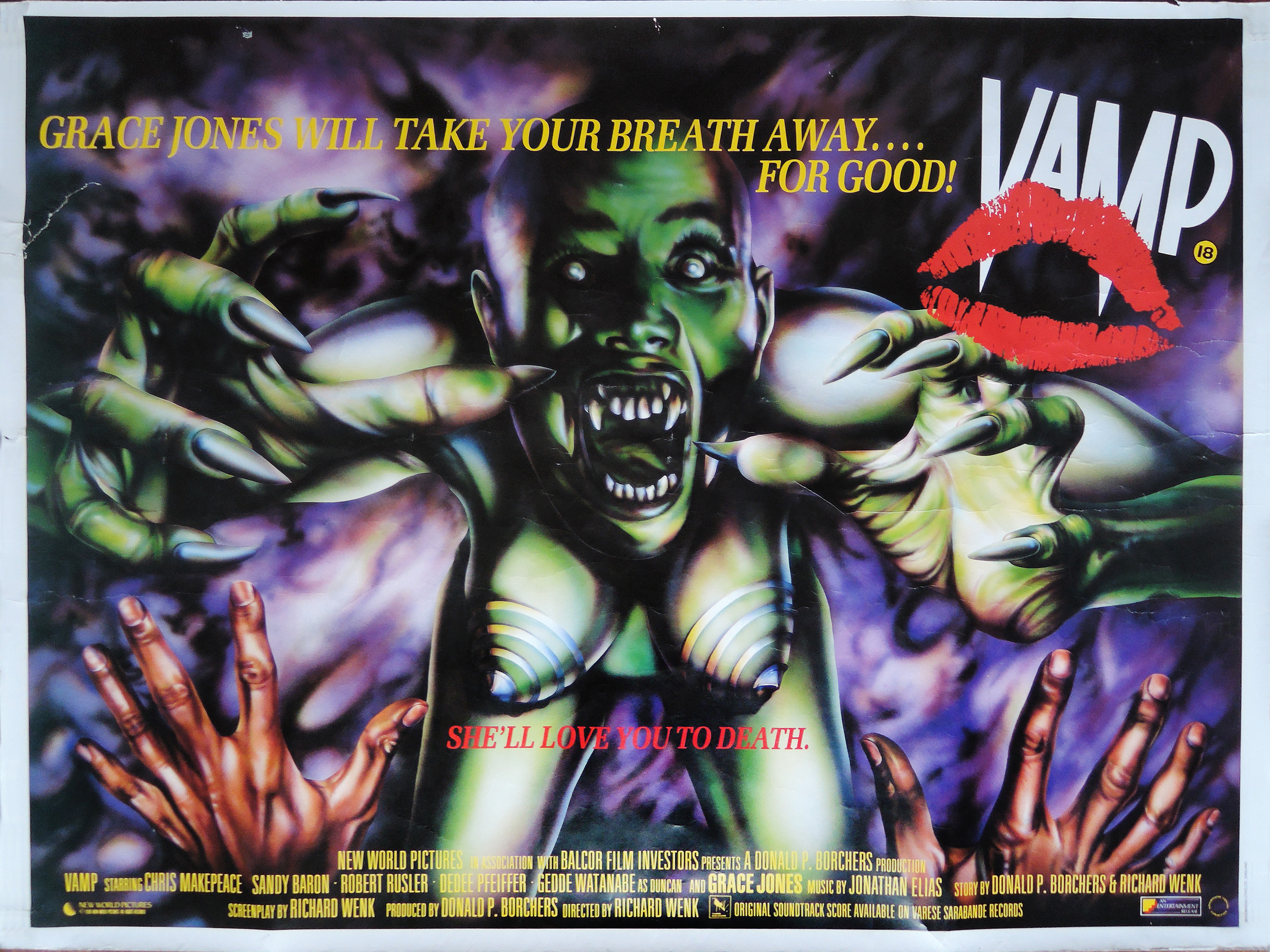 Grace Jones - Vamp quad poster