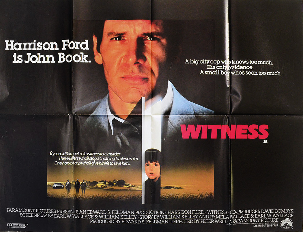 Witness movie quad poster