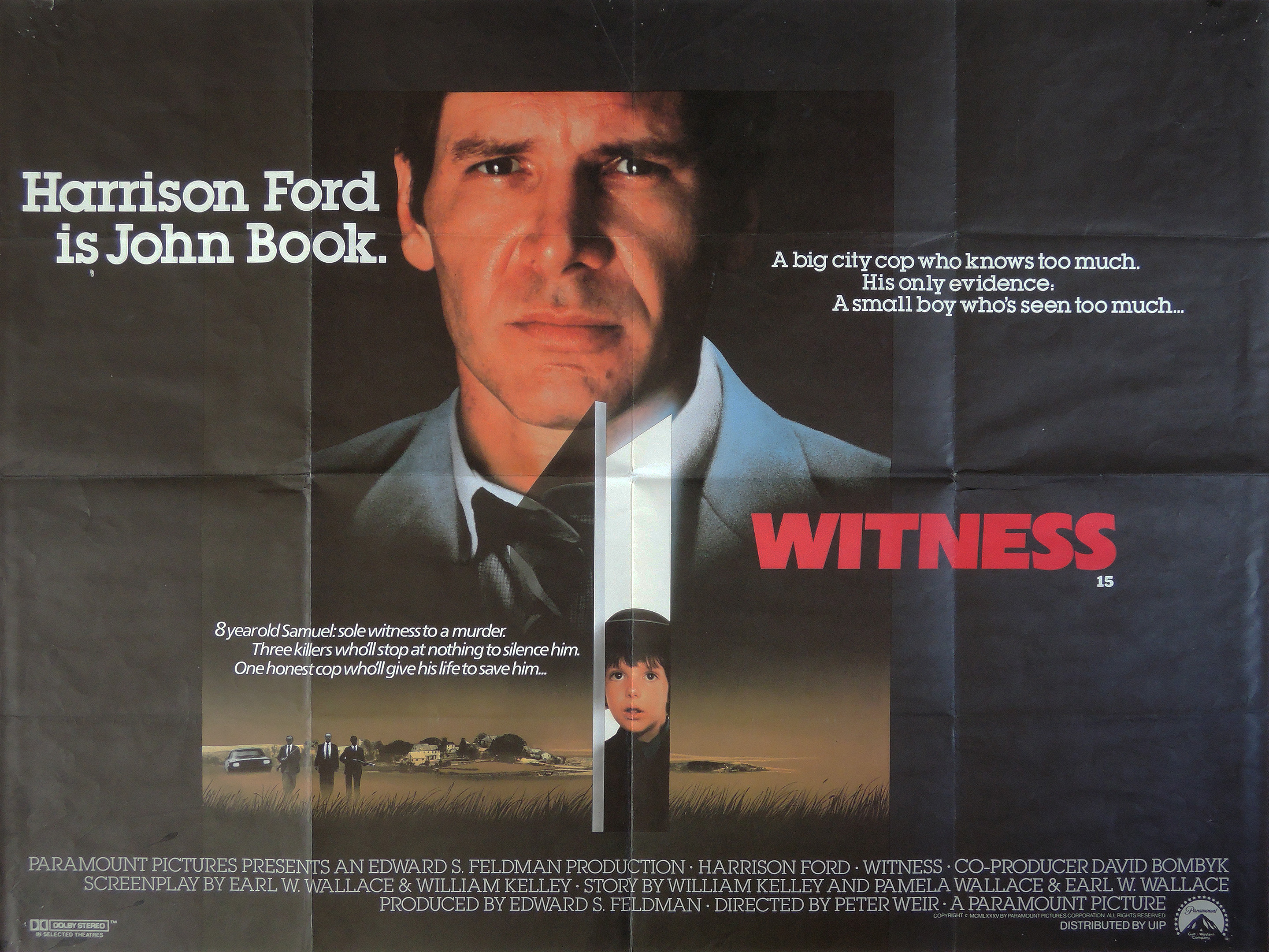 Witness movie quad poster